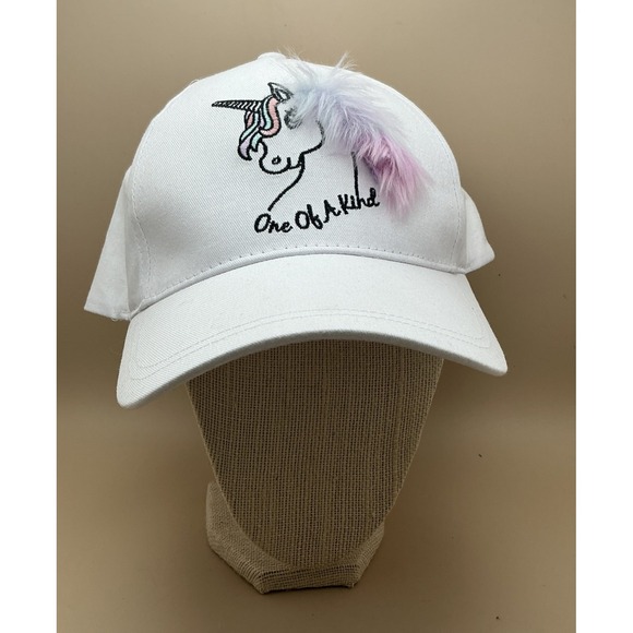 Capelli of New York Accessories - Capelli New York, One of a Kind Unicorn Baseball Hat, Faux Fur Mane NWT RARE